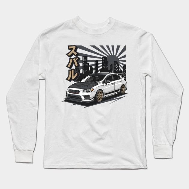 WRX STI Long Sleeve T-Shirt by cturs